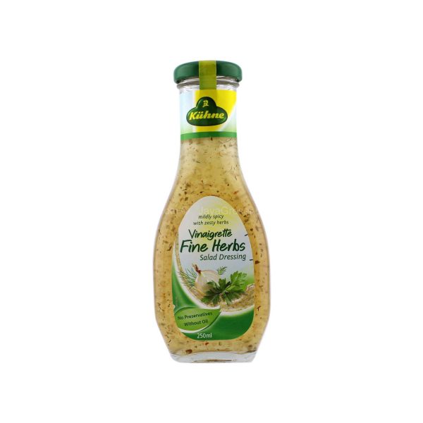 Kuhne Vinaigrette Fine Herbs Salad Dressing 250ml Cheap