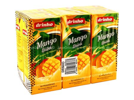 Drinho Mango Juice 250ml x 6 For Sale