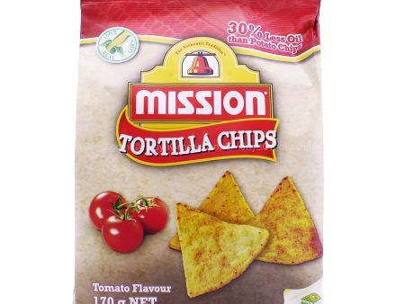 Mission Tortilla Chips Tomato Flavour 170g For Cheap