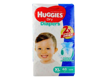 Huggies Dry Super Jumbo Pack (Extra Large) 42pcs pack Online