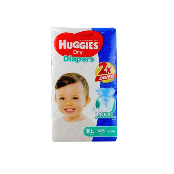 Huggies Dry Super Jumbo Pack (Extra Large) 42pcs pack Online