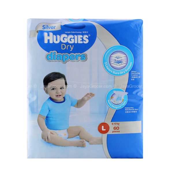 Huggies Dry Super Jumbo Pack (Large) 54pcs pack Fashion