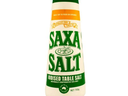 Saxa Iodised Salt 750g Fashion