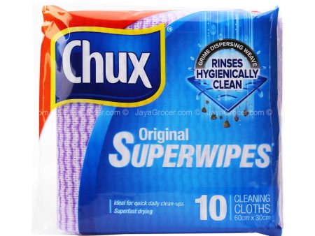 CHUX BRANDS SUPERWIPES REGULAR 10S *1 For Discount