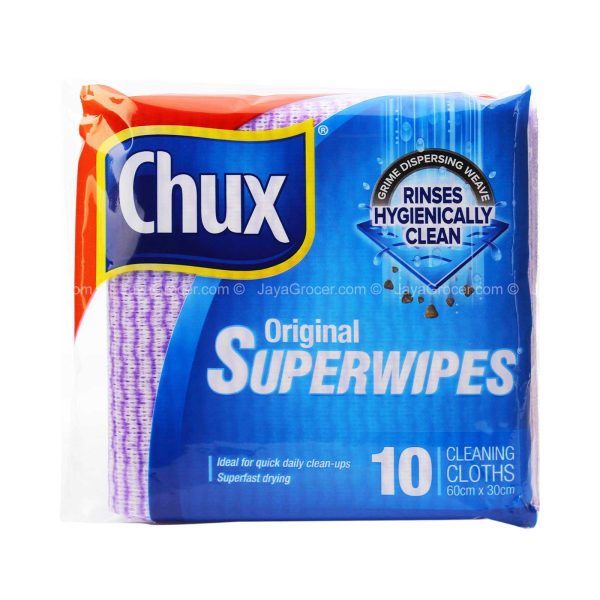 CHUX BRANDS SUPERWIPES REGULAR 10S *1 For Discount