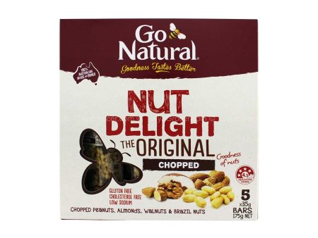 Go Natural Delight Chop Breakfast Bar Nut 175g Cheap