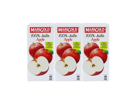 Marigold 100% Juice Apple 200ml x 3 Cheap