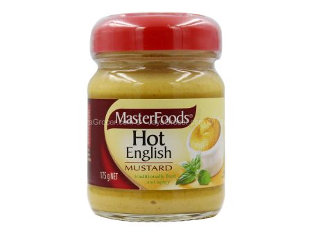 MASTERFOODS HOT ENGLISH MUSTARD 175G Hot on Sale