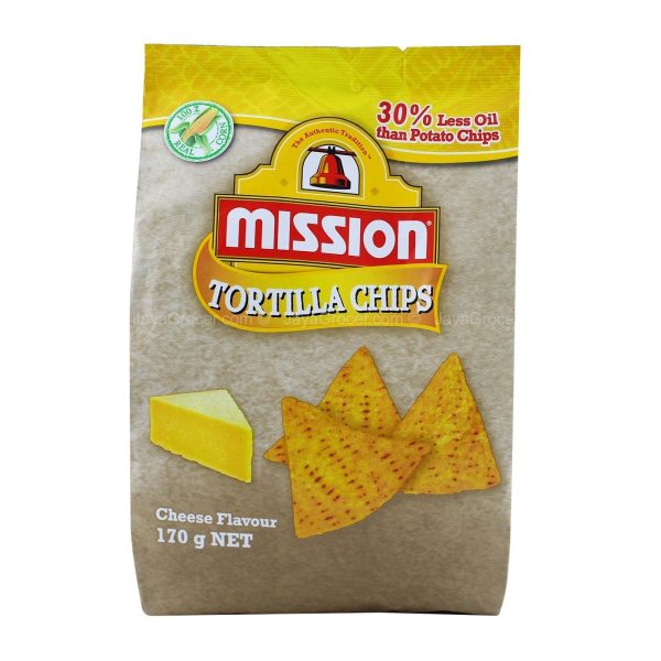 Mission Tortilla Chips Cheese 170g Discount