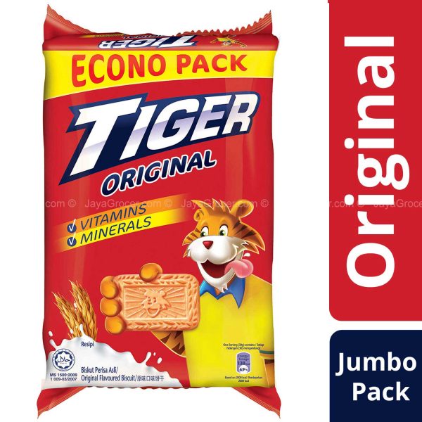 Kraft Tiger Original Jumbo Biscuit 364.8g Online Hot Sale