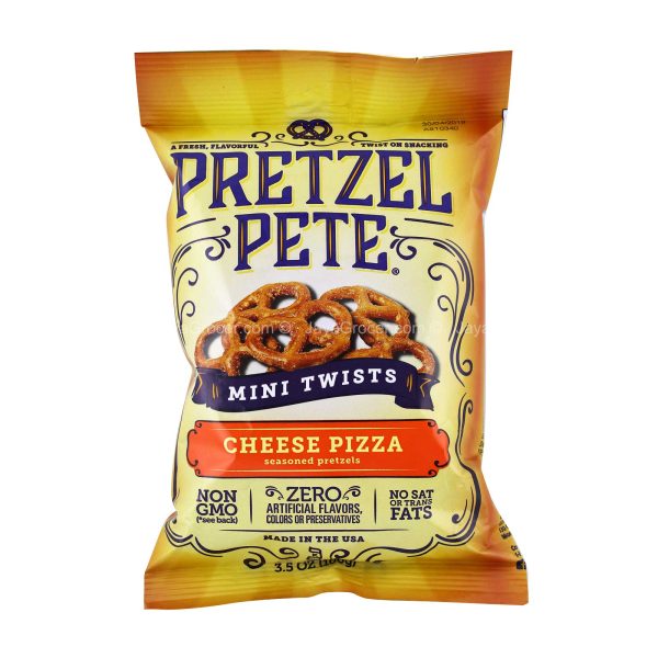 Pretzel Pete Cheese Pizza Mini Twists 100g Hot on Sale