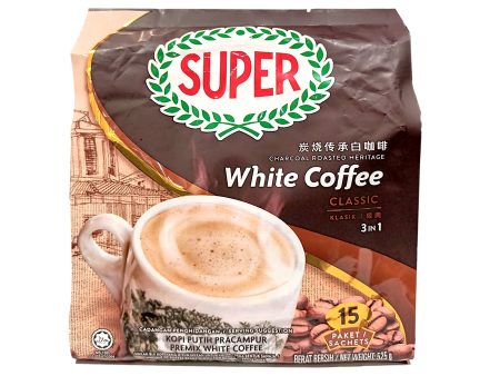 Super Charcoal 3 in 1 Roasted White Coffee 40g x 15 on Sale