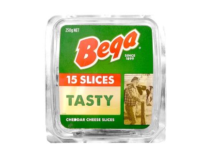 Bega Farmers Tasty Natural Cheese Slices 250g Online now