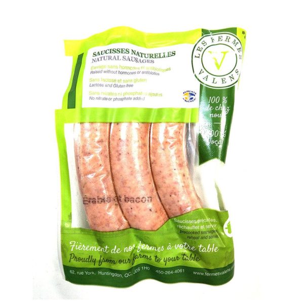 Saucisses Naturelles Érable et Bacon on Sale