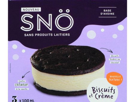 Sandwichs Glacés Biscuits et Crème Base d Avoine Online Hot Sale