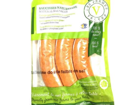 Saucisses Naturelles Italienne Douce Faible en Sel For Sale