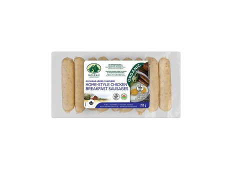 Saucisses Petit Déjeuner de Poulet Biologique on Sale