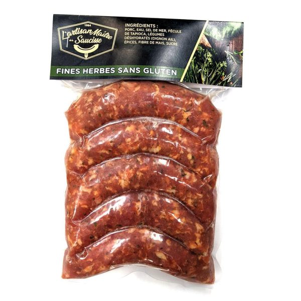 Saucisses Fines Herbes Sans Gluten Discount