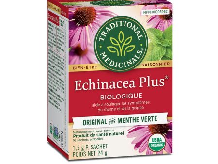 Tisane Echinacea Plus Biologique Original avec Menthe Verte Cheap