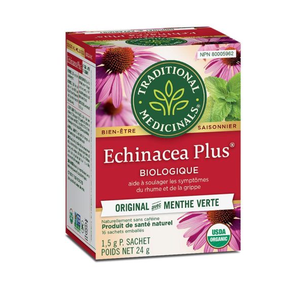 Tisane Echinacea Plus Biologique Original avec Menthe Verte Cheap