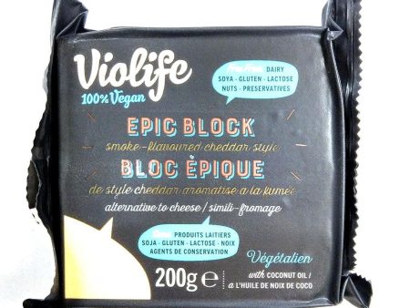 Simili Fromage Bloc Épique de Style Cheddar Aromatisé à la Fumée Hot on Sale