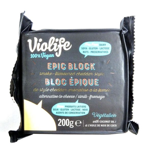 Simili Fromage Bloc Épique de Style Cheddar Aromatisé à la Fumée Hot on Sale