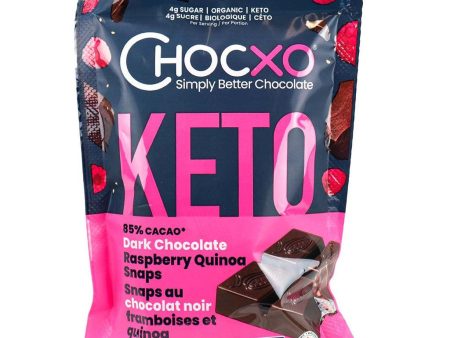 Snaps Keto au Chocolat Noir Framboises et Quinoa Biologique Online Hot Sale