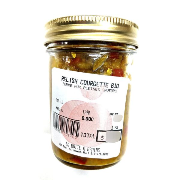 Relish aux Courgettes Biologique Hot on Sale