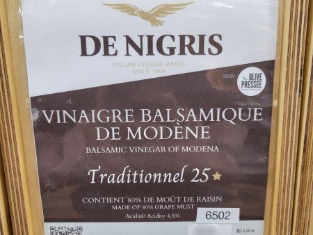 Vinaigre Balsamique de Modène Traditionnel (Vrac) Online now