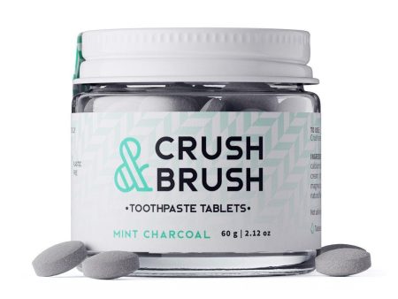 Comprimés de Dentifrice Crush & Brush Charbon Menthe For Cheap