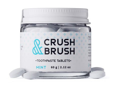 Comprimés de Dentifrice Crush & Brush Menthe Fashion