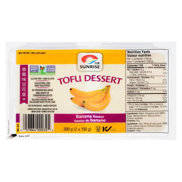 Tofu Dessert Saveur de Banane Online now