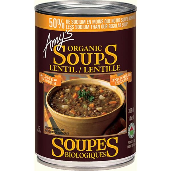 Soupe Lentilles Bio Teneur Réduite en Sodium Sale