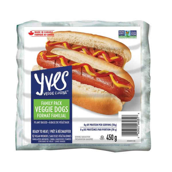 Saucisses Végétaliennes Veggie Dogs Format Familial Online now