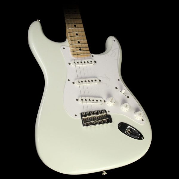 Used 2016 Fender Custom Shop Masterbuilt Todd Krause Eric Clapton Stratocaster Electric Guitar Olympic White Hot on Sale