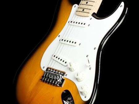 Used Squier By Fender Affinity Stratocaster Electric Guitar Two-Tone Sunburst Discount