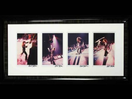 Richie Blackmore Custom Framed Photo Montage By Neil Zlozower Four 8 x 10s 1973 Fashion