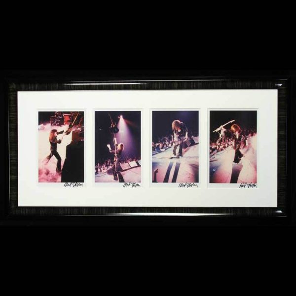 Richie Blackmore Custom Framed Photo Montage By Neil Zlozower Four 8 x 10s 1973 Fashion