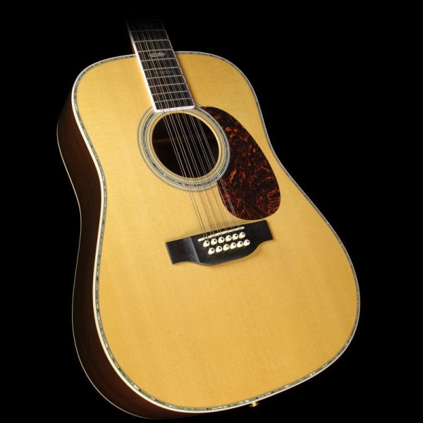 Used 2002 Martin D12-41  12-String Dreadnought Acoustic Guitar Natural For Cheap