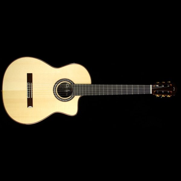 Used Cordoba GK Pro Negra Nylon String Acoustic Guitar Natural Hot on Sale