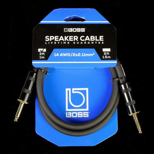 Boss BSC-3 Speaker Cable 1 4   3 Foot Online Sale